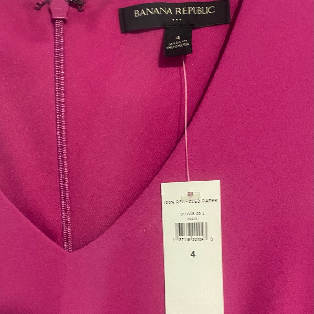 Banana Republic Pink Halter Sheath Dress - Picture 2 of 3